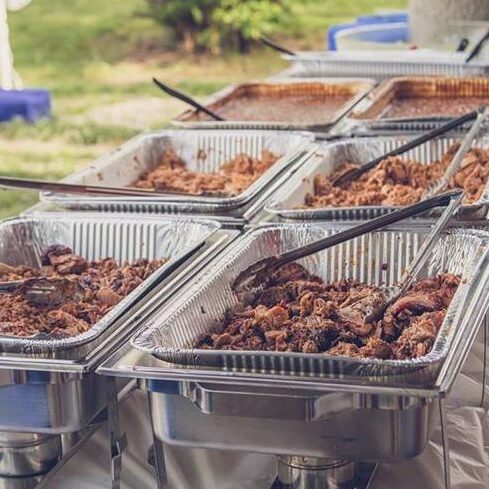 Garret wedding buffet